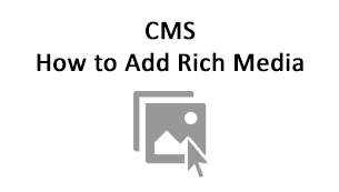 INNsight Hotel Content Management System - How to Add Rich Media